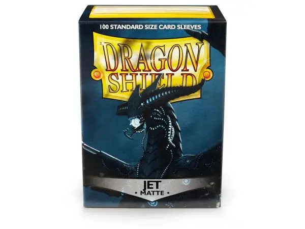 Dragon Shield Matte Jet Black Card Sleeves
