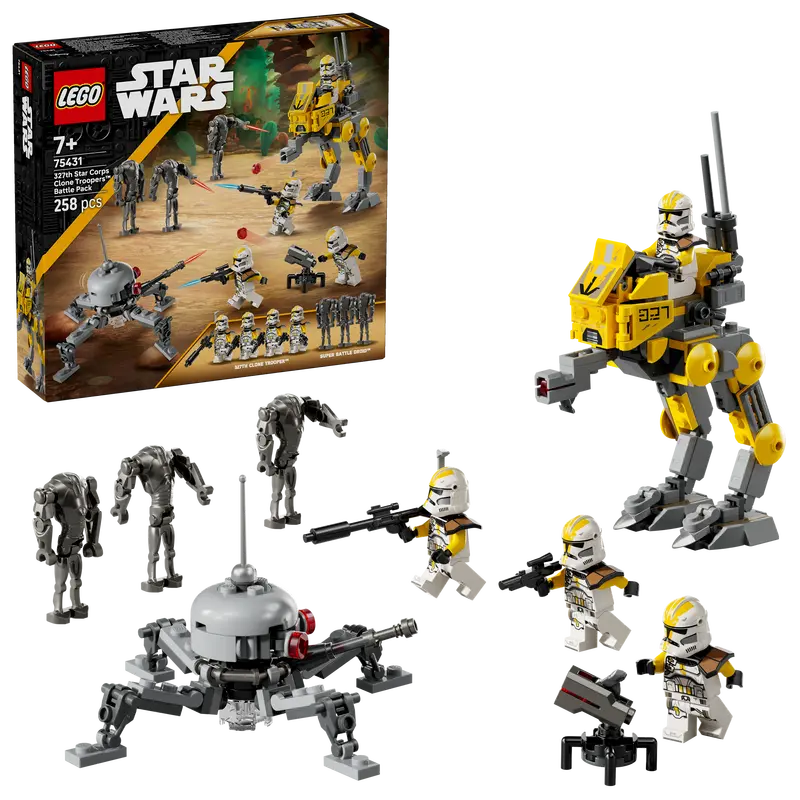 LEGO 327th Star Corps Clone Troopers Battle Pack – Star Wars Set 75431
