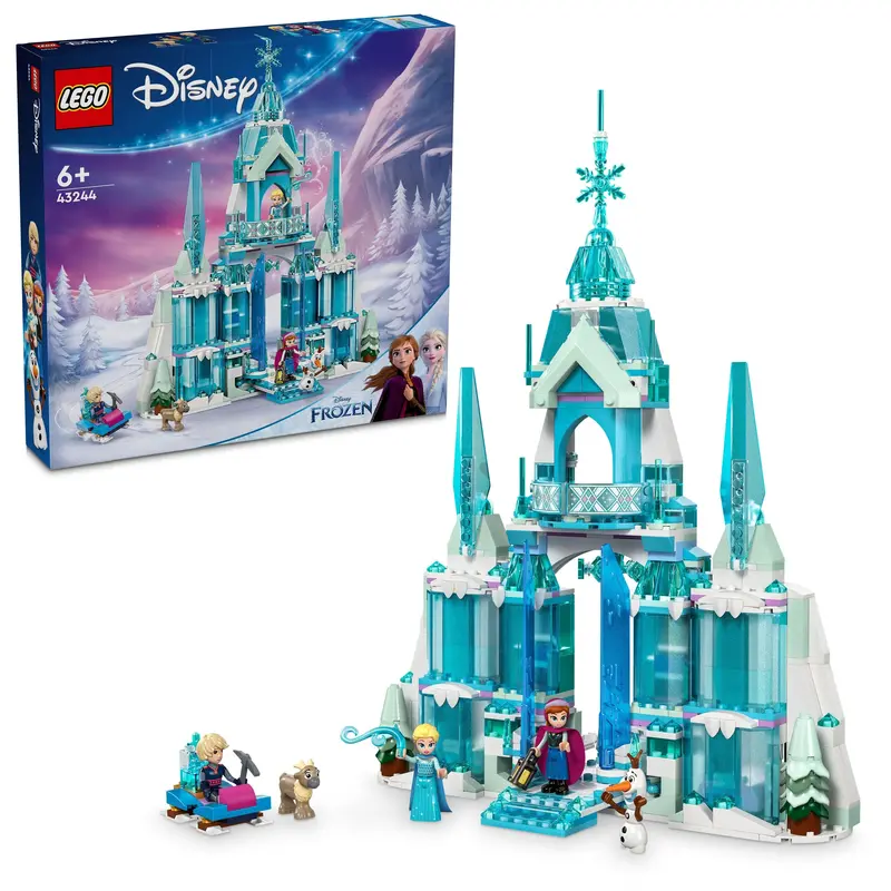 LEGO 43244 Elsa’s Ice Palace – Friends Frozen-Themed Building Set