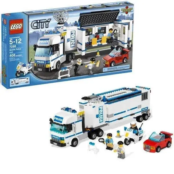LEGO 7288 Mobile Police Unit – City Emergency Response Set