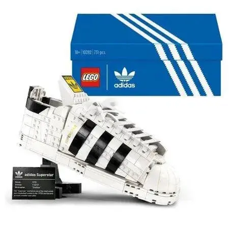 LEGO Adidas Superstar Sneakers Model – Stylish Icons Collectible Set 10282