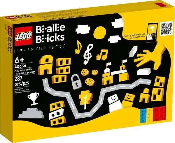 LEGO Braille Learning Set: French Alphabet Tactile Kit 40655