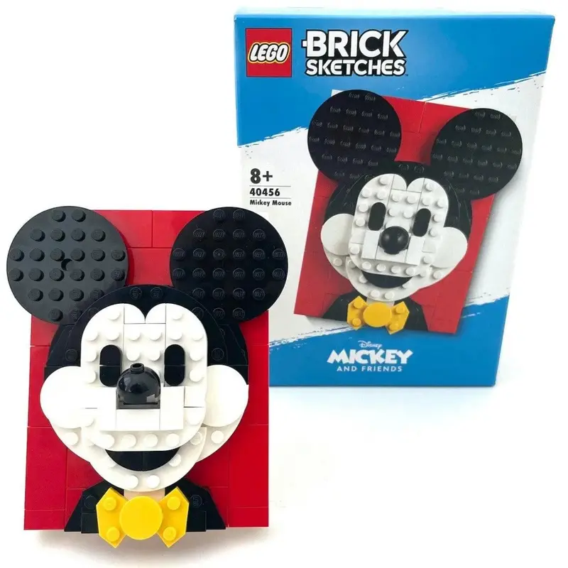 LEGO Brick Sketches Mickey Mouse Disney Mosaic Art 40456