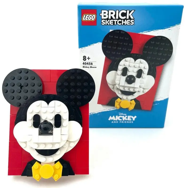 LEGO Brick Sketches: Mickey Mouse Portrait Art Set (40456)