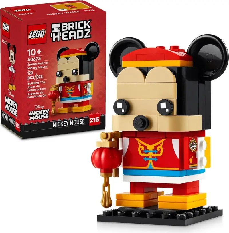 LEGO BrickHeadz Mickey Mouse Lunar New Year Edition 40673