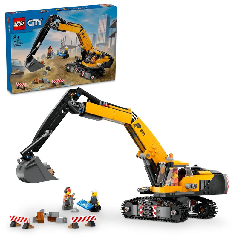 LEGO City Excavator Crawler – Construction Vehicle Building Set (60420)