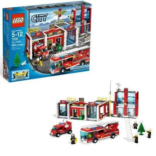 LEGO City Fire Station Emergency Response Set 7208