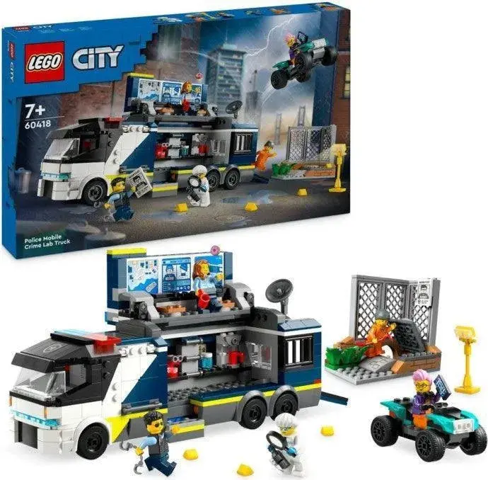 LEGO City Mobile Crime Lab Police Truck (60418)