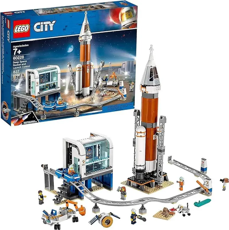 LEGO City Rocket Launch System – Mission Control & Liftoff Playset (60228)