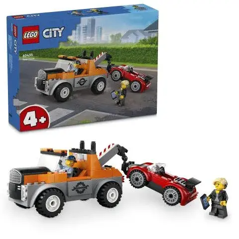 LEGO City Sleepover Van & Sports Car Repair Shop (60435)
