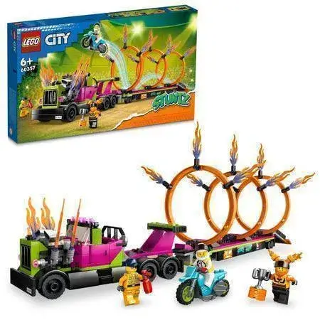 LEGO City Stunt Challenge: Fire Ring Truck Set 60357