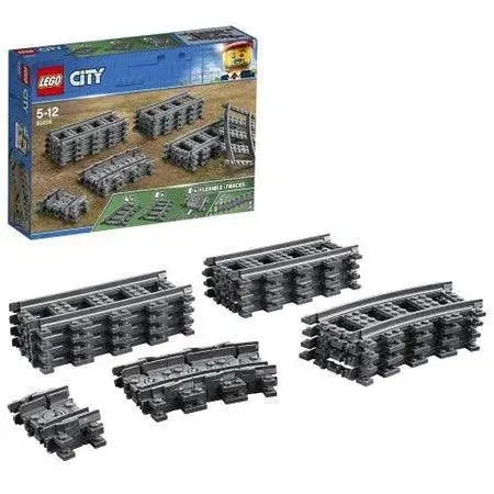 LEGO City Train Track Extension Pack – Compatible Rail System
