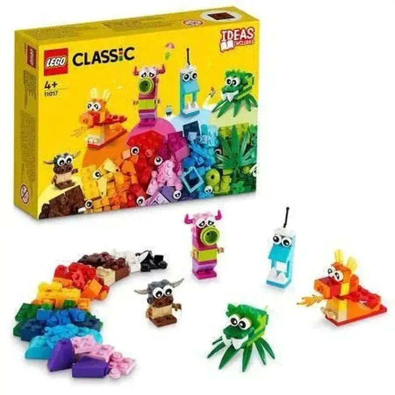 LEGO Classic Creative Monsters Set 11017 – Imaginative Play Bundle