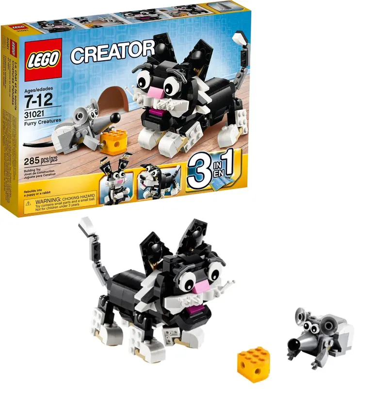 LEGO Creator 3-in-1 Cozy Animals Set 31021