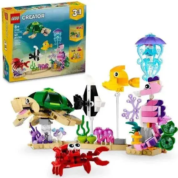 LEGO Creator 3-in-1 Ocean Creatures Building Kit 31158