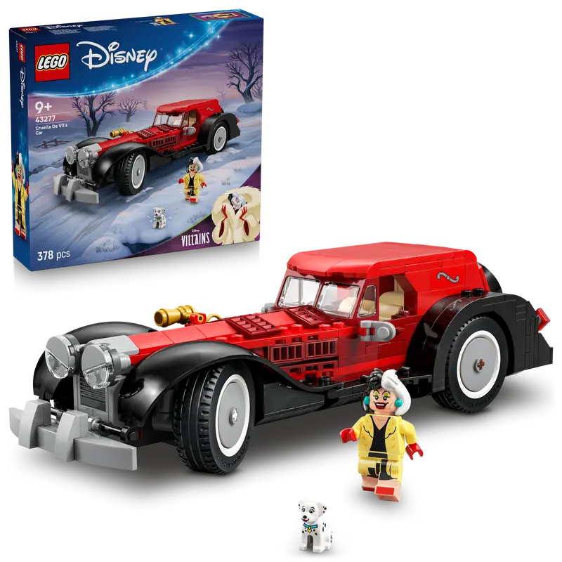 LEGO Cruella de Vil’s Car – Disney One Piece Set 43277
