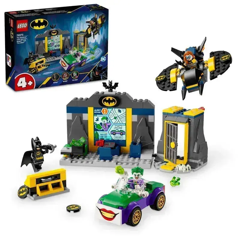 LEGO DC Super Heroes Batcave Playset with Batman, Batgirl & Joker 76272