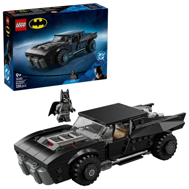 LEGO DC The Batman Batmobile – Modern Movie-Inspired Car Set with Minifigure – Dynamic Display Piece for Teen and Adult Collectors