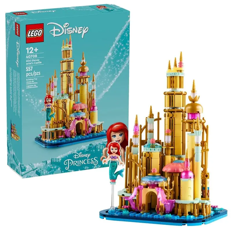 LEGO Disney Mini Ariel’s Castle Building Kit 40708
