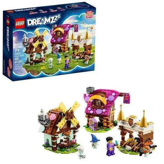 LEGO Dreamzzz Sleepover Village – Fantasy-Themed Building Set