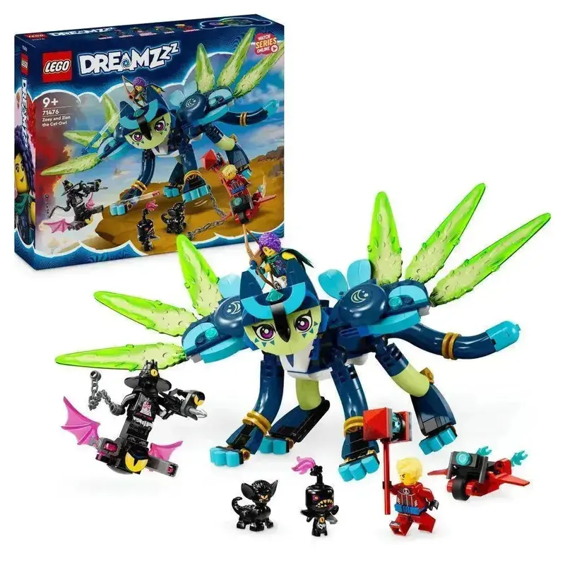 LEGO Dreamzzz Zoey and Zian the Cat-Owl Duo (71476)