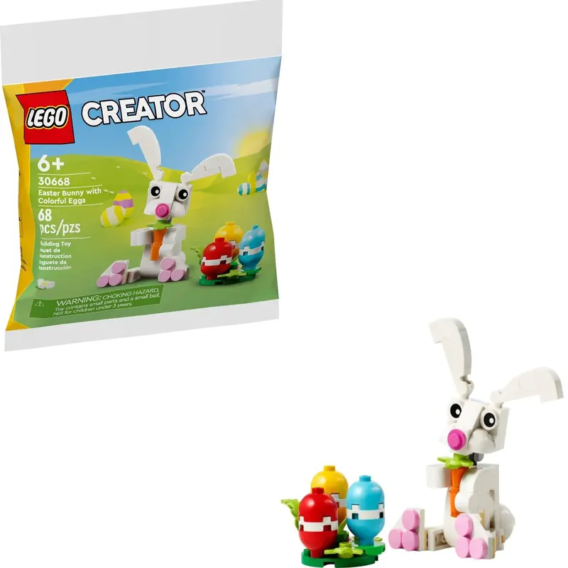 LEGO Easter Bunny with Colorful Eggs – Creator Set 30668
