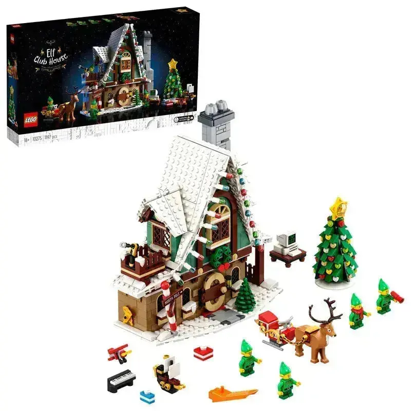 LEGO Elf Clubhouse Playset – Whimsical Creator Expert Holiday Model 10275