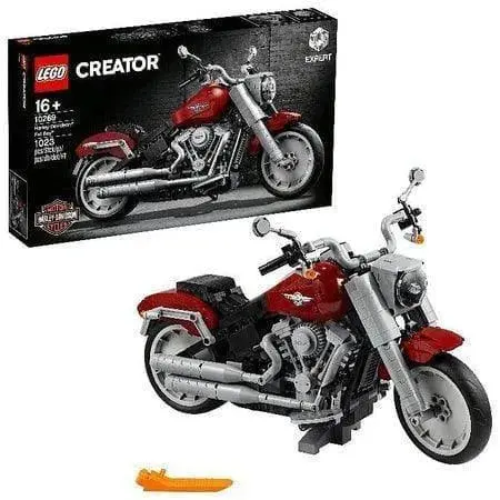 LEGO Harley-Davidson Fat Boy Motorcycle Set – Authentic Creator Expert Build 10269