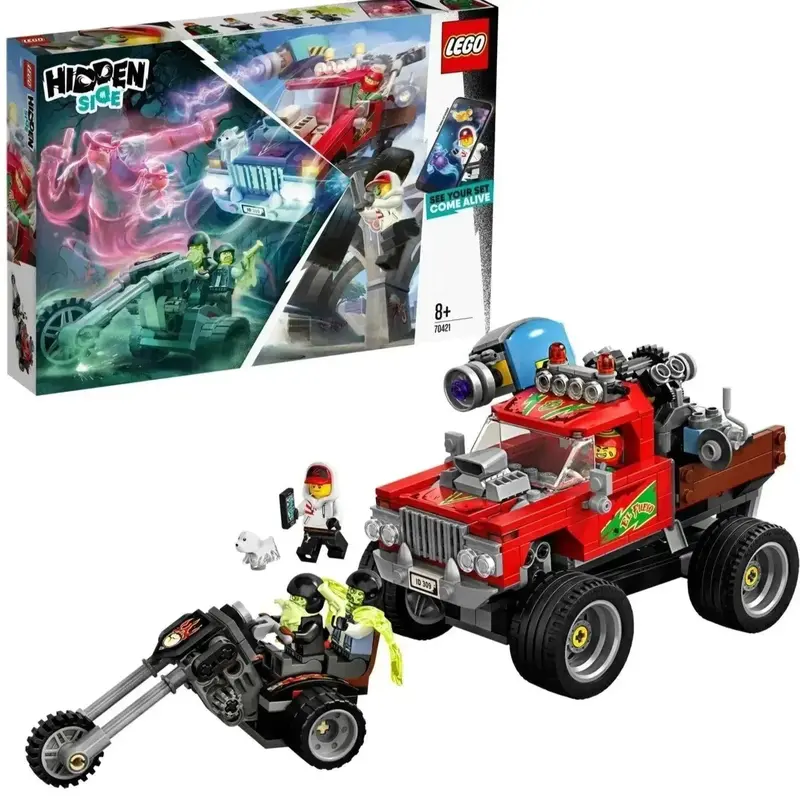 LEGO Hidden Side El Fuego’s Stunt Truck – Flame-Themed Action Vehicle (70421)