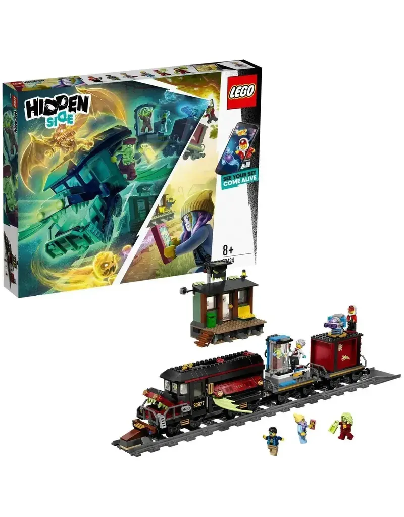 LEGO Hidden Side Ghost Express Train – Haunted Railway with AR Features (70424)