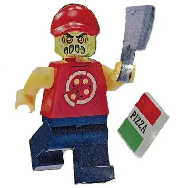 LEGO Hidden Side Pizza Delivery Man Minifigure Set – 791902 Magazine Exclusive