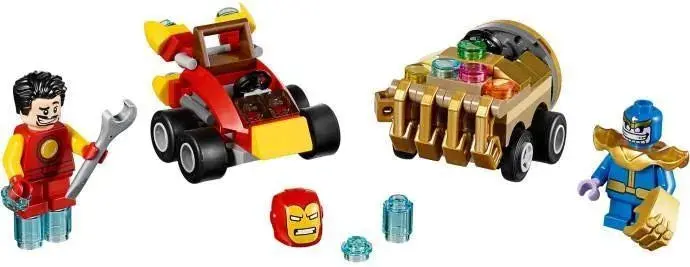LEGO Marvel Mighty Micros: Iron Man and Thanos Showdown 76072
