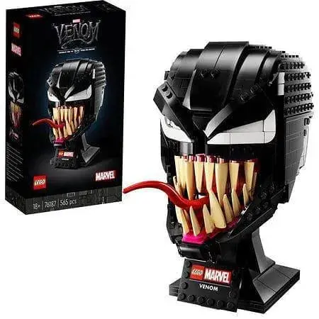 LEGO Marvel Spider-Man vs. Venom Helmet Display Set (76187)