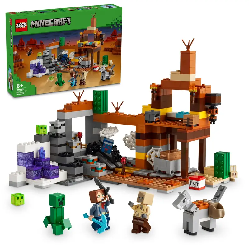 LEGO Minecraft Desert Mine Shaft Diorama 21263