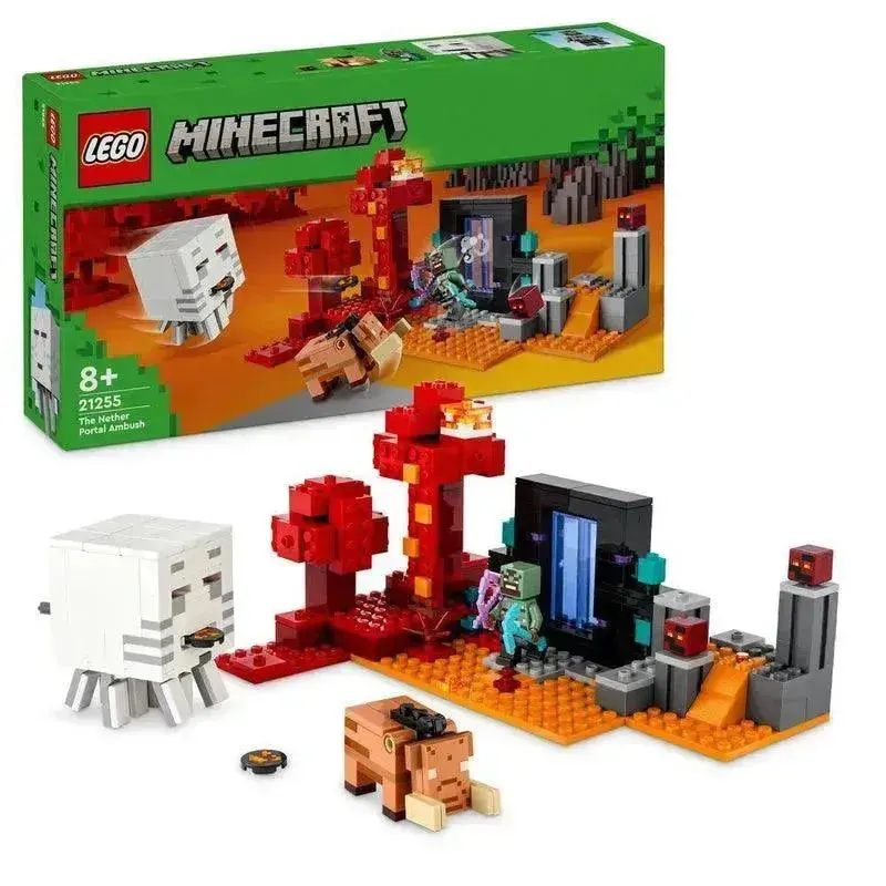 LEGO Minecraft Nether Portal Ambush Set (21255)