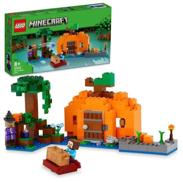 LEGO Minecraft Pumpkin Farm Scene
