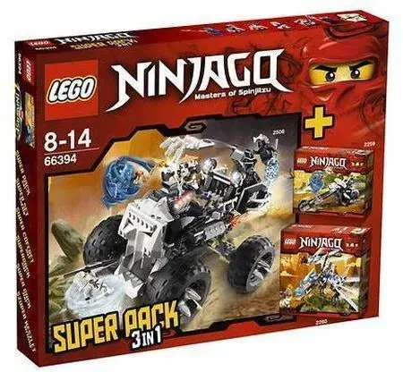 LEGO Ninjago 3-in-1 Super Pack 66394 – Interchangeable Action Set