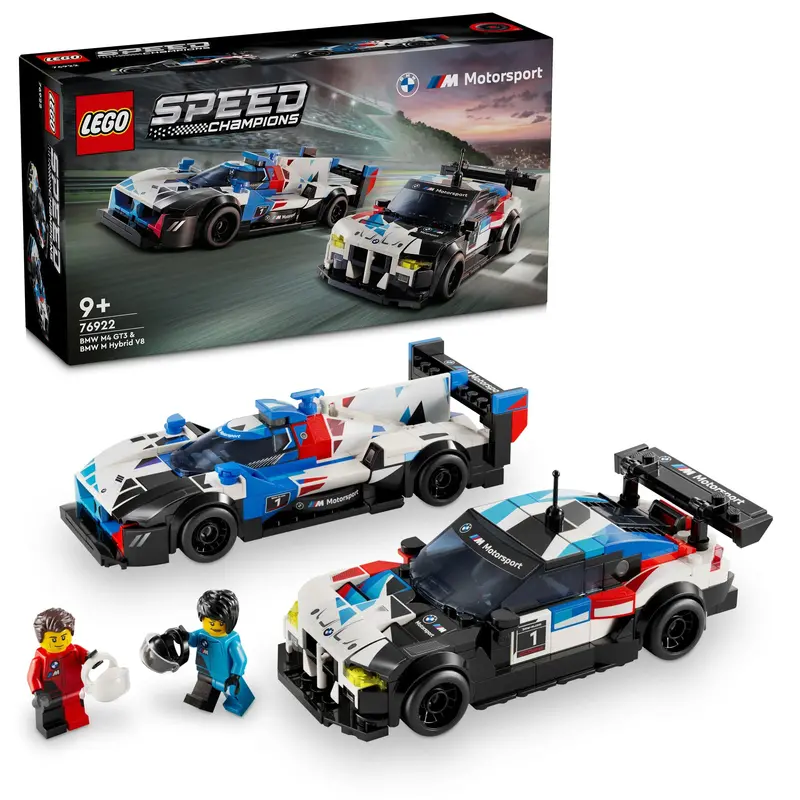 LEGO Speed Champions BMW M4 GT3 & M Hybrid V8 Racing Cars (76922)