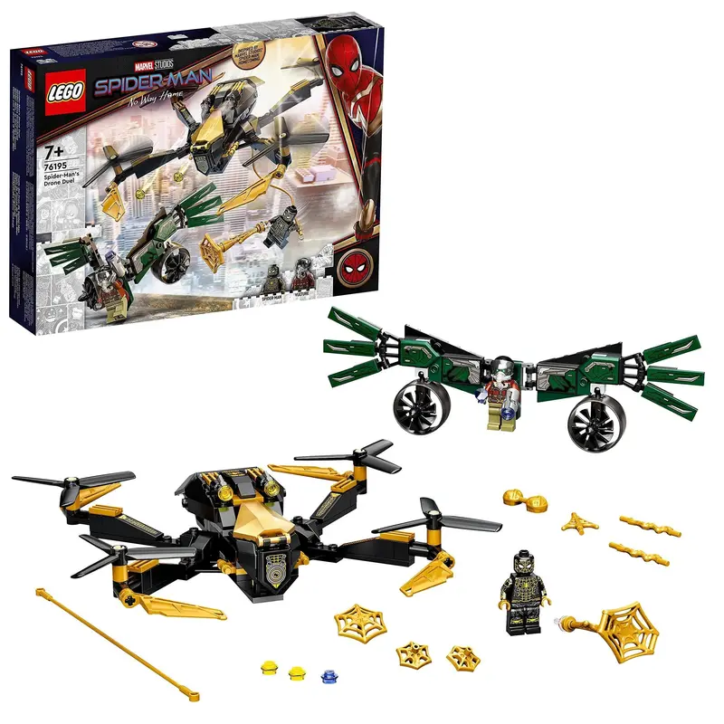 LEGO Spider-Man Drone Duel Playset – 76195 Action-Packed Super Hero Toy