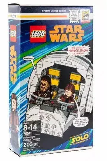 LEGO Star Wars Millennium Falcon Cockpit (75512) – Compact Display Set