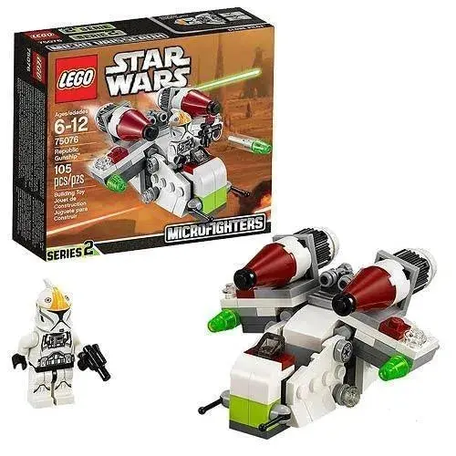 LEGO Star Wars Republic Gunship Microfighter 75076 – Tiny Clone Wars Build
