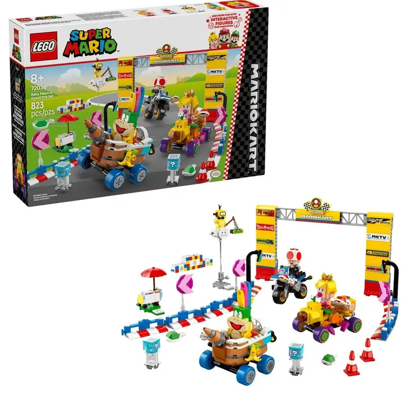 LEGO Super Mario Baby Peach Grand Prix Starter Set 72036