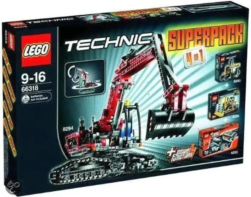 LEGO Technic Super Pack: 4-in-1 Building Set (66318)