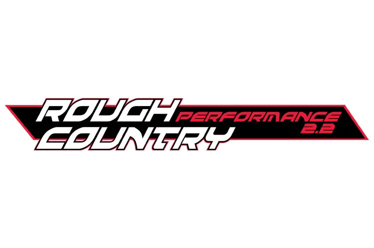 Rough Country 2.2 Shock Decal – Durable Vinyl Graphic for Suspension Component Branding | 82096