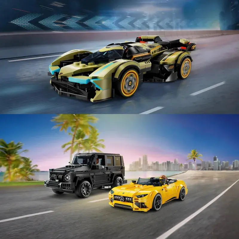 Speed Champions Duo: Mercedes-AMG & Lamborghini Super Cars (76923 & 76924)